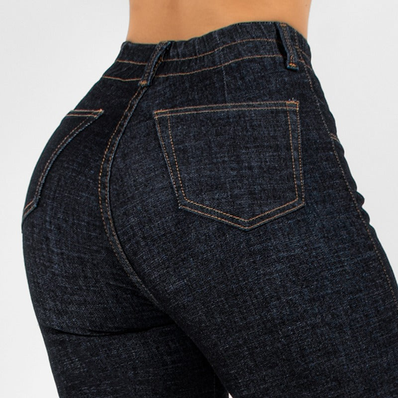 JEANS MUJER SKINNY TIRO ALTO 2713
